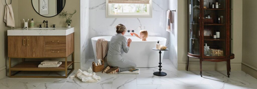 Bathroom tile flooring | Carpet Selections